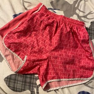 PINK XS athletic shorts built in underwear